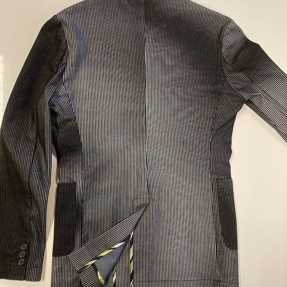Custom Tailored Casual / Sports Jacket (black / silver) - Picture 2 of 6